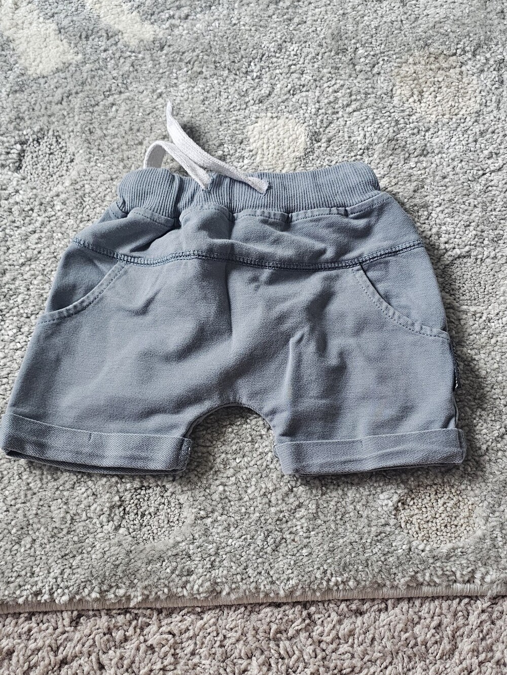 Unbranded Kids Gray Drawstring Cotton Shorts